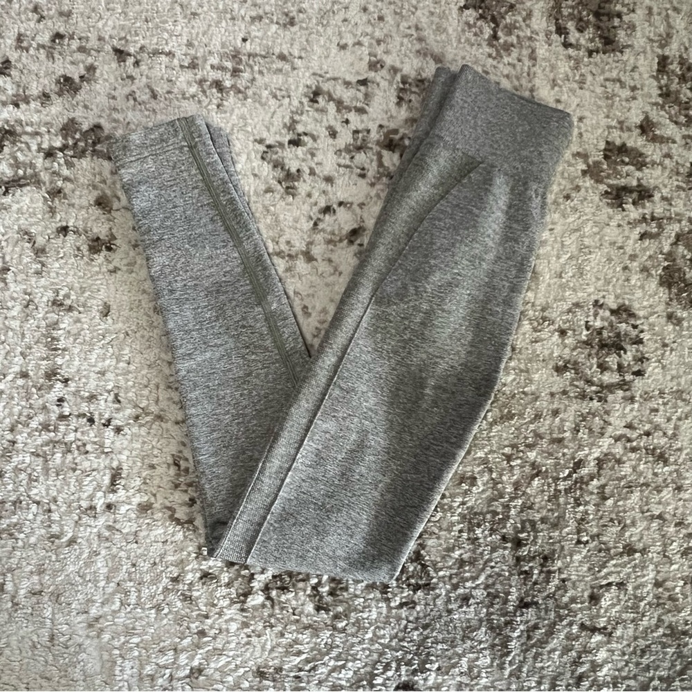 Gymshark Flex High Waisted Taupe Gray Leggings XS